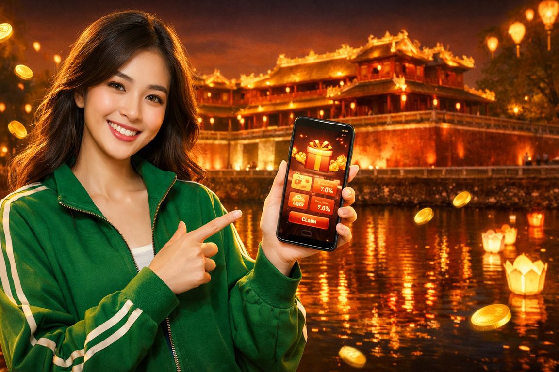 Chợ đêm Huế gợi không khí nhận thưởng VIP trong trải nghiệm giải trí